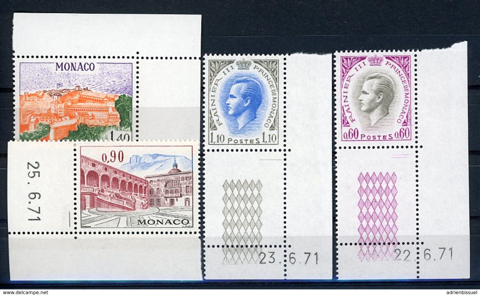 N° 847 à 850 Série Complète Neuve ** (MNH) Cote 18.5€ Tous Avec Un Coin De Feuille. TB - Unused Stamps