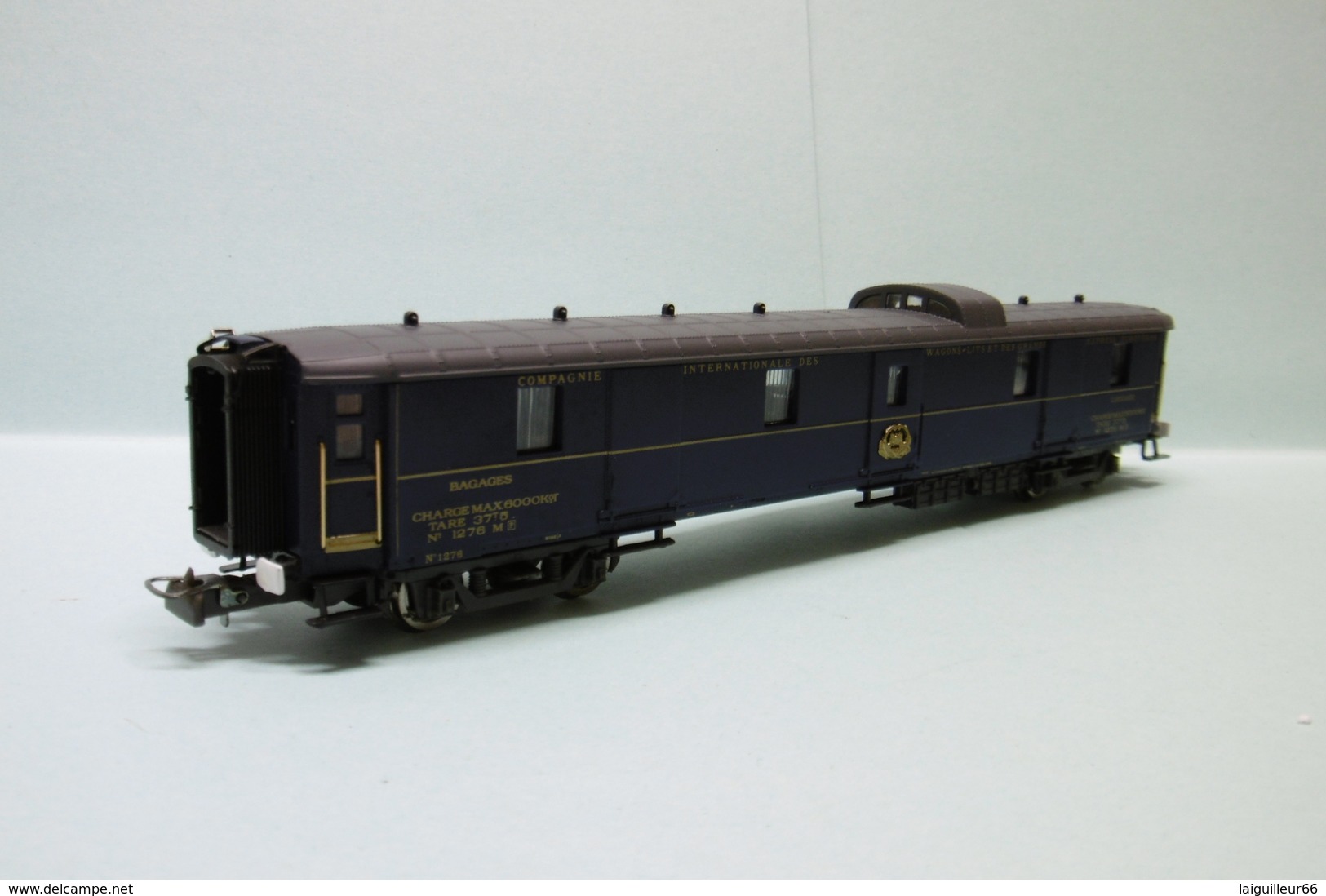 Altaya / Rivarossi - FOURGON BAGAGES CIWL N° 1276 M Simplon Orient Express Neuf HO 1/87 - Voitures Voyageurs