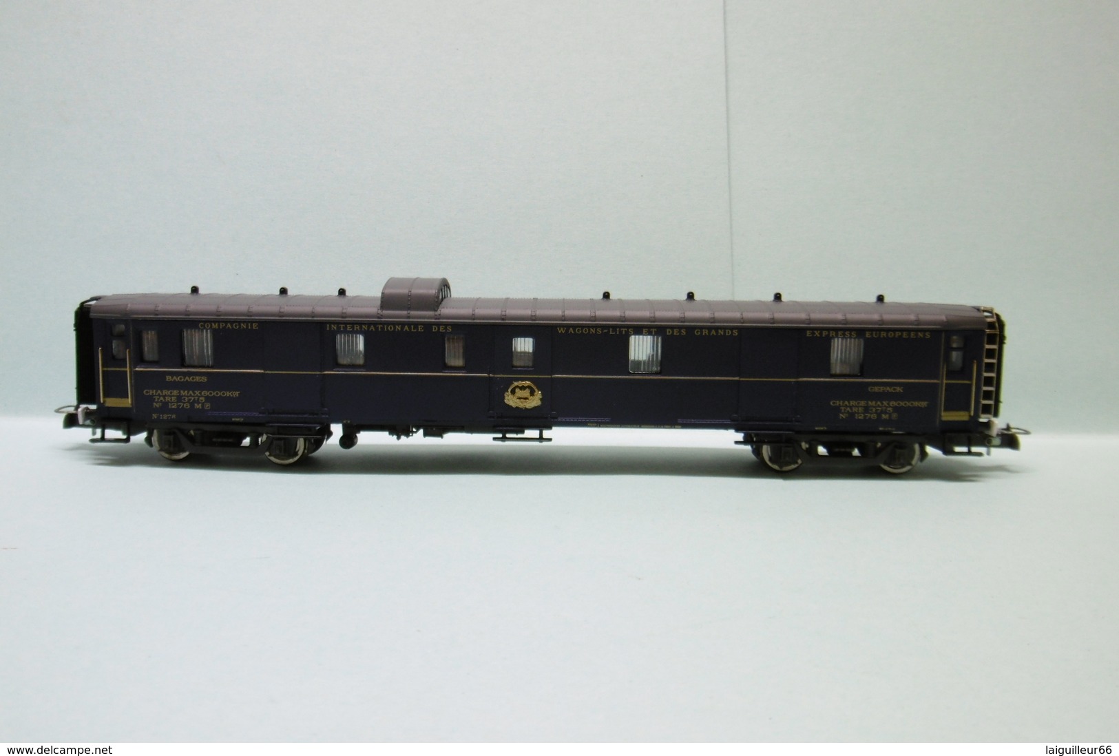 Altaya / Rivarossi - FOURGON BAGAGES CIWL N° 1276 M Simplon Orient Express Neuf HO 1/87 - Voitures Voyageurs