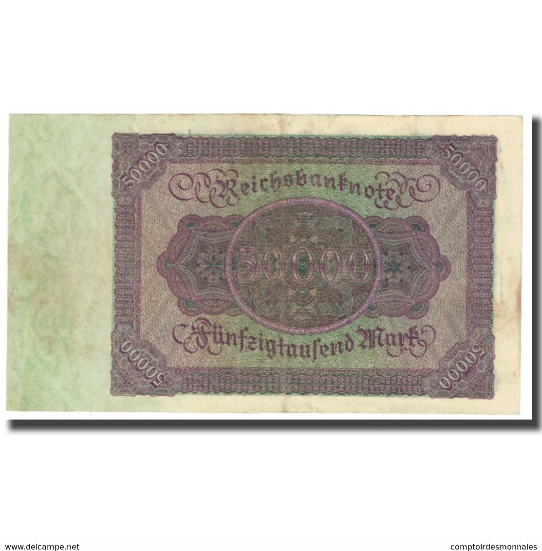 Billet, Allemagne, 50,000 Mark, 1922, 1922-11-19, KM:80, TTB - 50.000 Mark