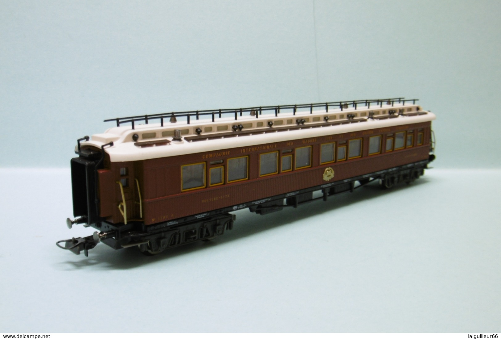 Altaya / Trix - VOITURE LITS TECK CIWL N° 1782 A Orient Express 1910 Neuf HO 1/87 - Voitures Voyageurs