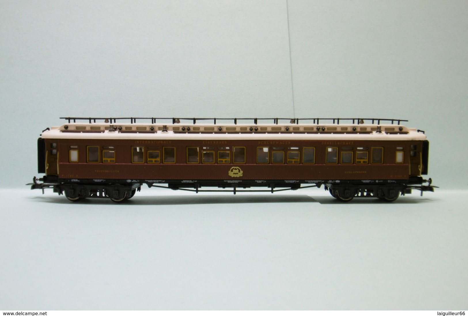 Altaya / Trix - VOITURE LITS TECK CIWL N° 1782 A Orient Express 1910 Neuf HO 1/87 - Voitures Voyageurs