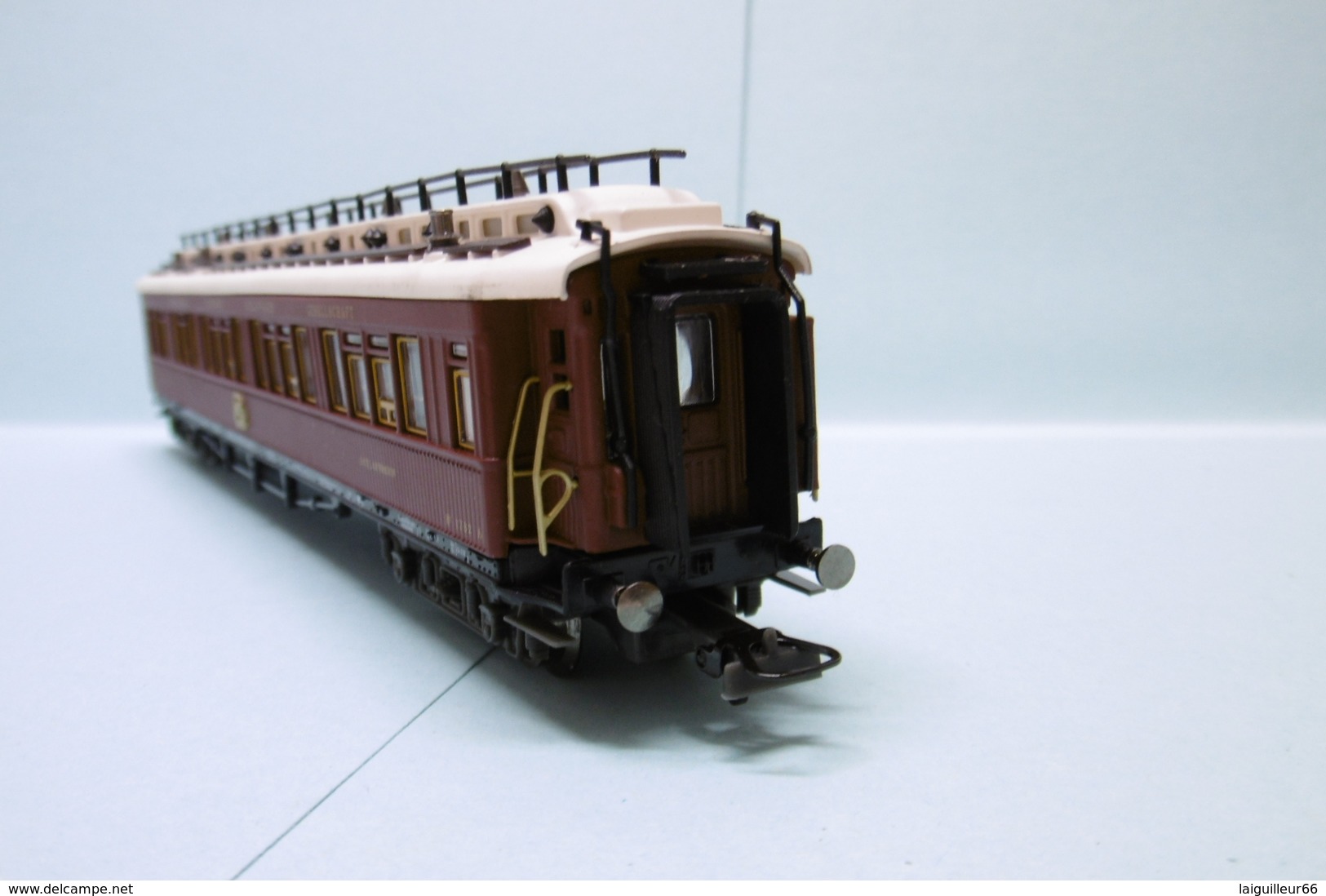 Altaya / Trix - VOITURE LITS TECK CIWL n° 1782 A Orient Express 1910 Neuf HO 1/87