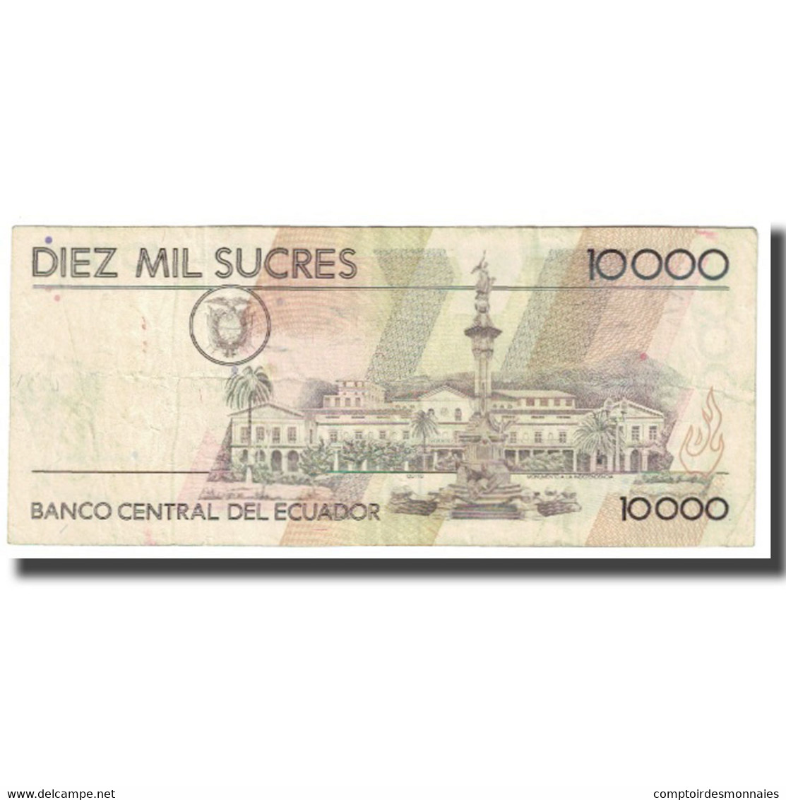 Billet, Équateur, 10,000 Sucres, 1995, 1995-03-06, KM:127b, TB - Equateur