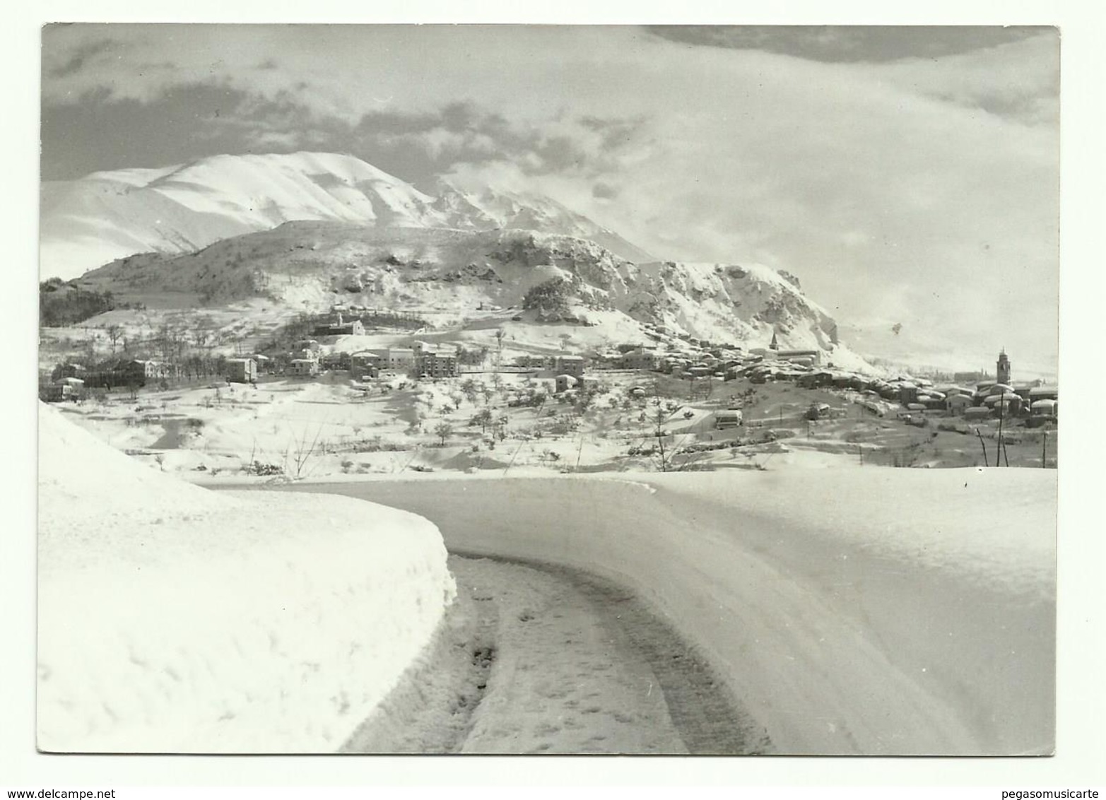 673 CARAMANICO TERME PESCARA PAESAGGIO INVERNALE 1968 - Pescara