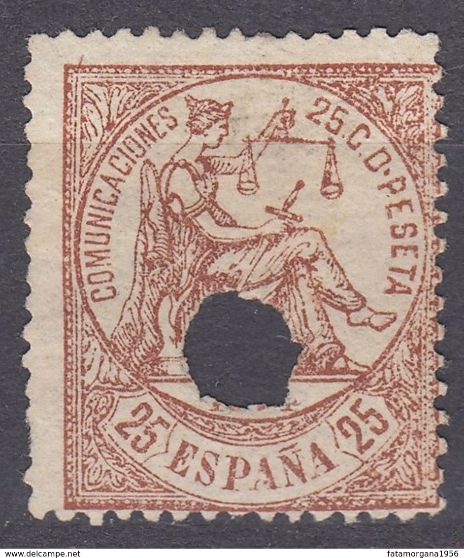 ESPAÑA - SPAGNA - SPAIN - ESPAGNE - 1874 -  Lotto Formato Da 2 Valori: Yvert 145 E 148 Senza Gomma, Perforati, Con Lingu - Usati