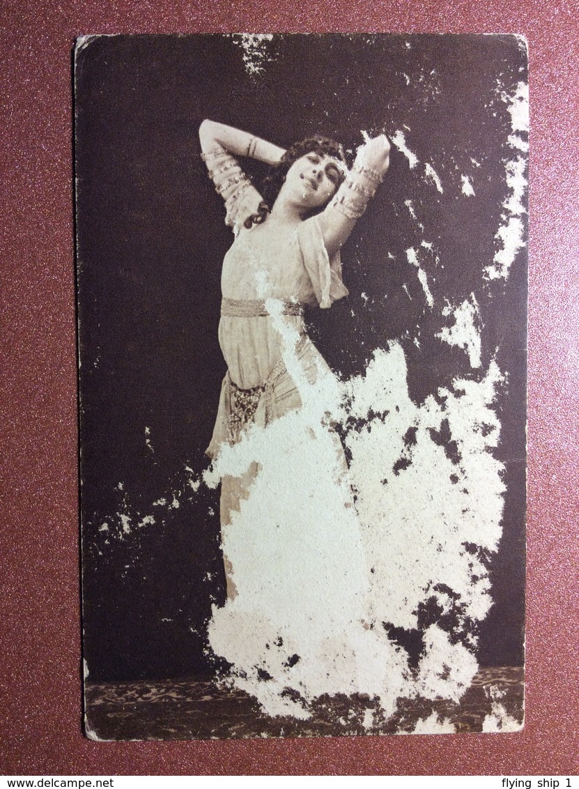 RARE Tsarist Russia Postcard 1913s For HANZHONKOV. Russian BALLET Star KARALLI - Dance