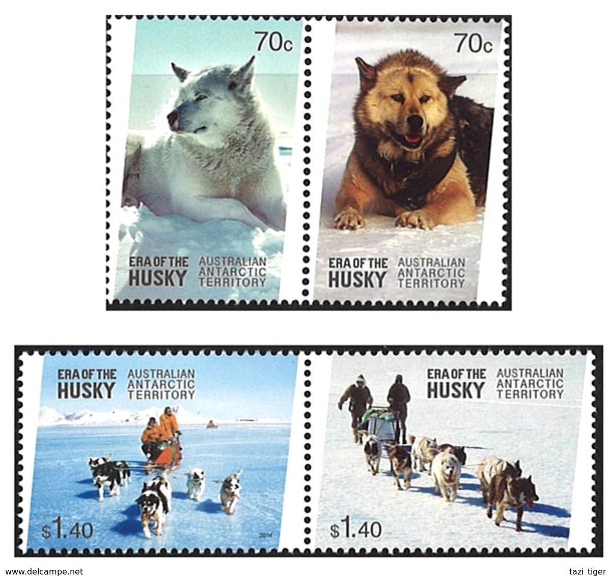 AUSTRALIAN ANTARCTIC TERRITORY (AAT) • 2014 • Era Of The Husky • MNH (4) - Unused Stamps
