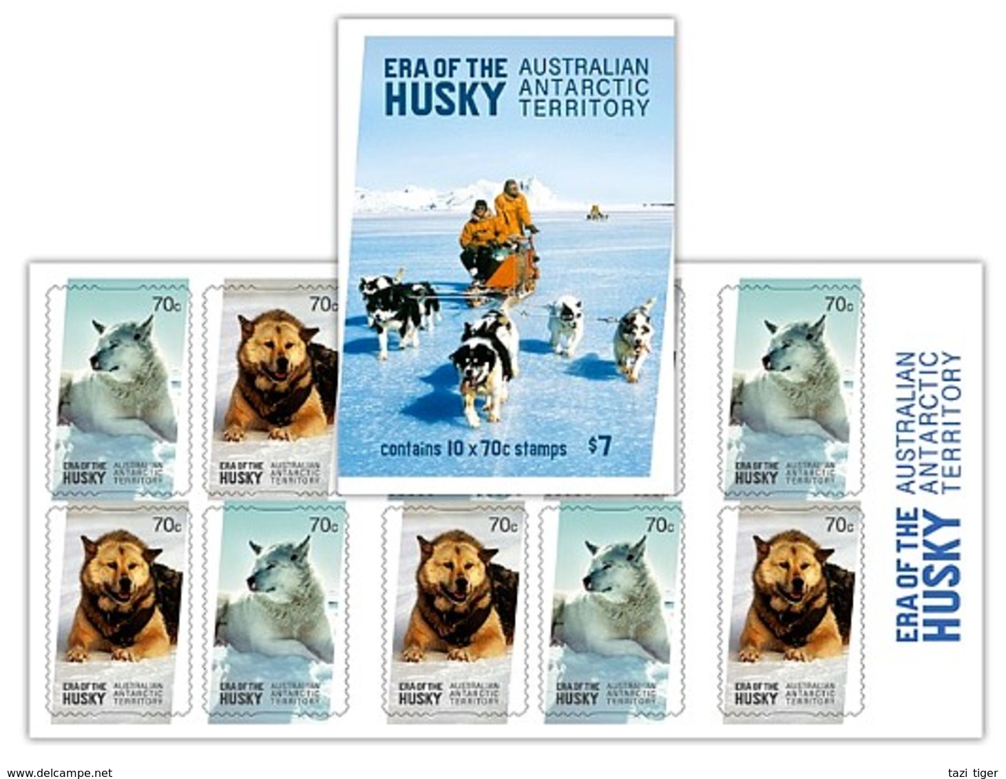 AUSTRALIAN ANTARCTIC TERRITORY (AAT) • 2014 • Era Of The Husky - Booklet • MNH (4) - Unused Stamps