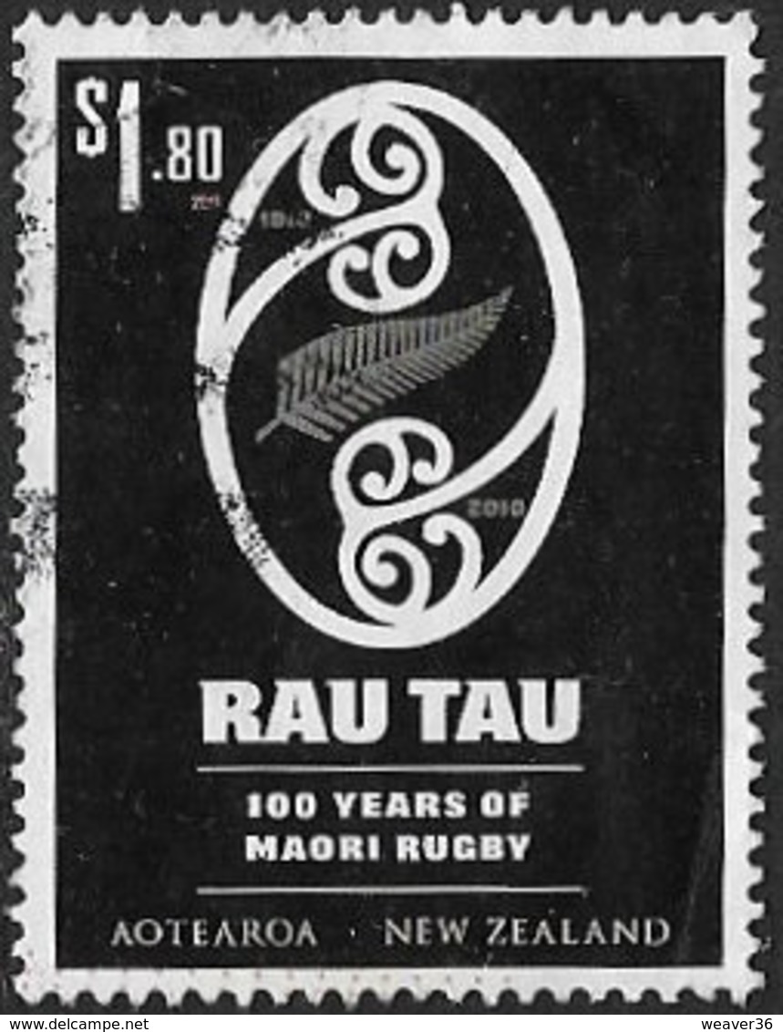 New Zealand SG3218 2010 Centenary Of Maori Rugby $1.80 Good/fine Used [39/32183/4D] - Used Stamps