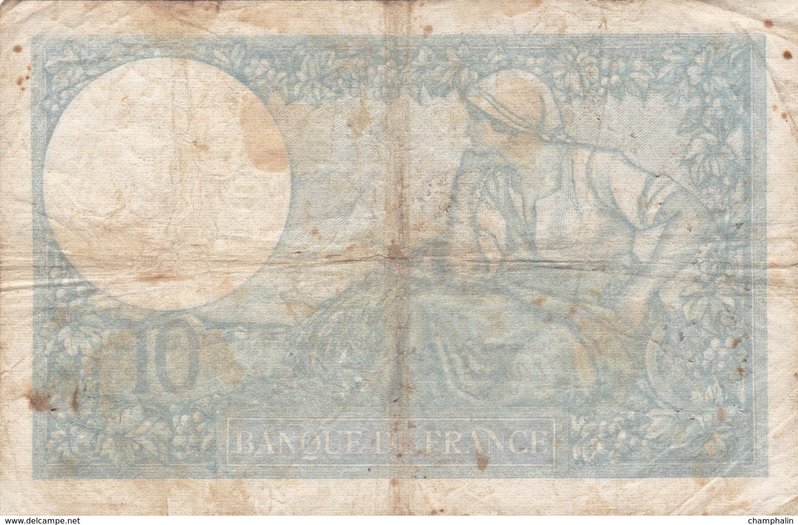 France - Billet De 10 Francs Type Minerve - 5 Décembre 1940 - 10 F 1916-1942 ''Minerve''