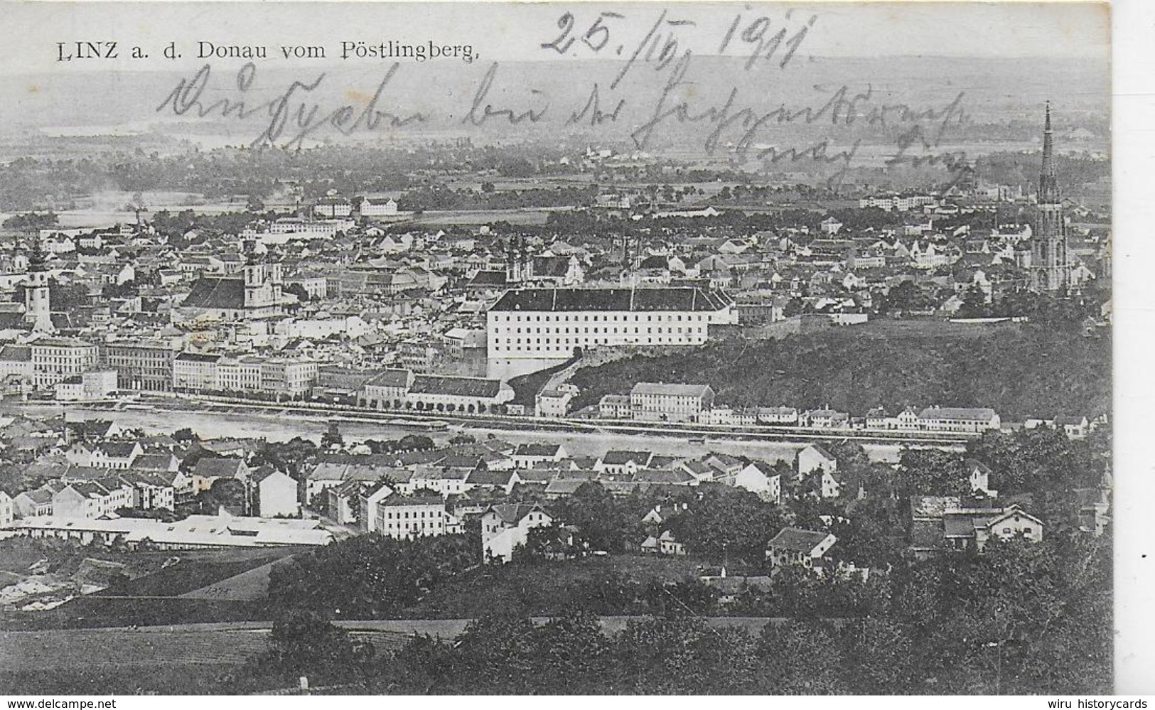 AK 0229  Linz An Der Donau Vom Pöstlingberg - Verlag Grossmann Nachf. Um 1910 - Linz