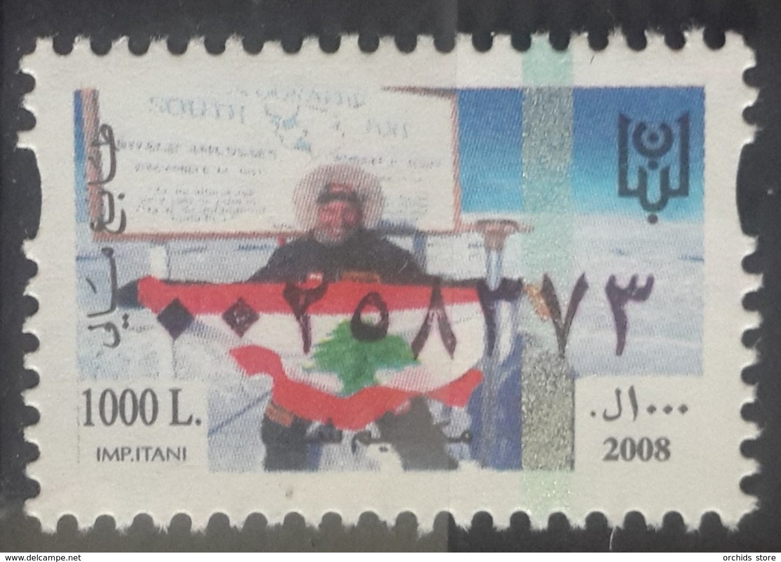 Lebanon 2008 Fiscal Revenue Stamp 1000 L - MNH - Maxime Chaaya Adventure To The North Pole - Lebanon