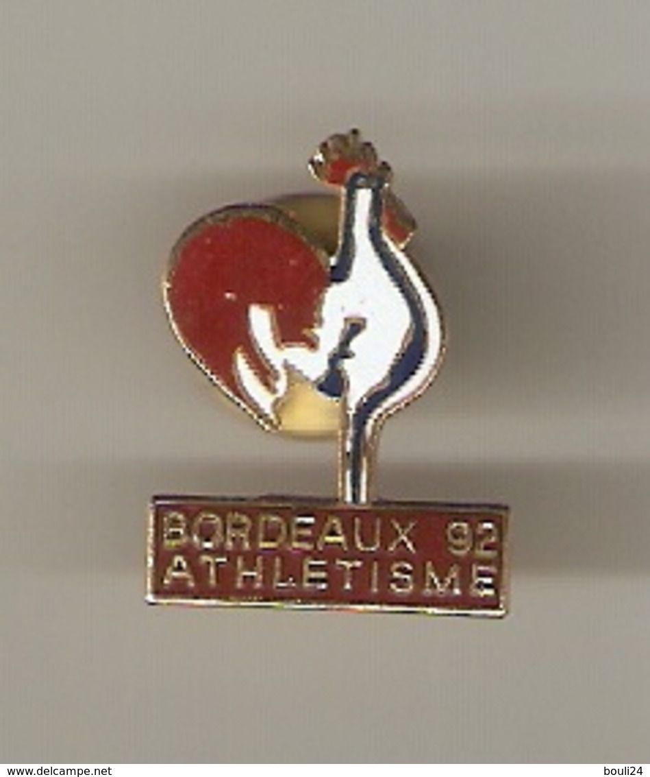 PIN'S SPORT  ATHLETISME  COQ SPORTIF FRANCAIS   BORDEAUX 1992 - Athlétisme
