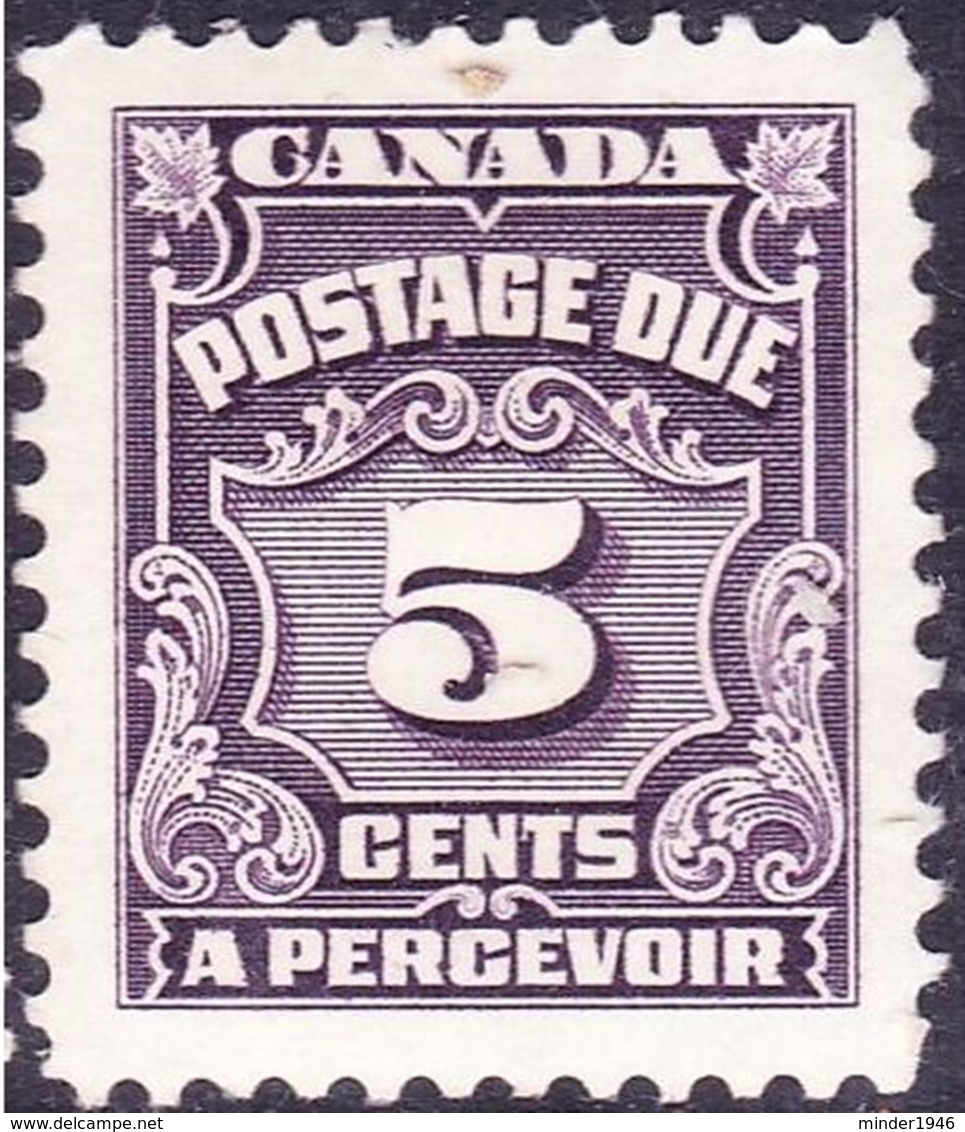 CANADA 1948 KGVI 5c Postage Due Violet SGD22 MH - Unused Stamps