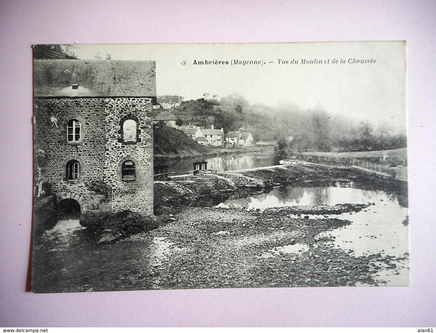 CPA 53 AMBRIERES VUE DU MOULIN ET DE LA CHAUSSEE - Ambrieres Les Vallees