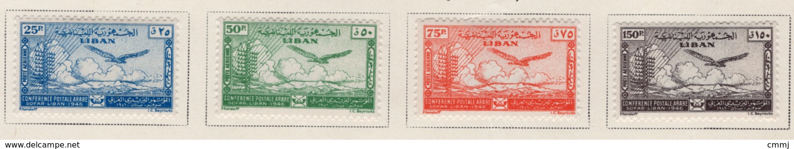 1946 - LIBANO - LEBANON - Mi. Nr.  346/349 - LH - (S03052019.....) - Libano