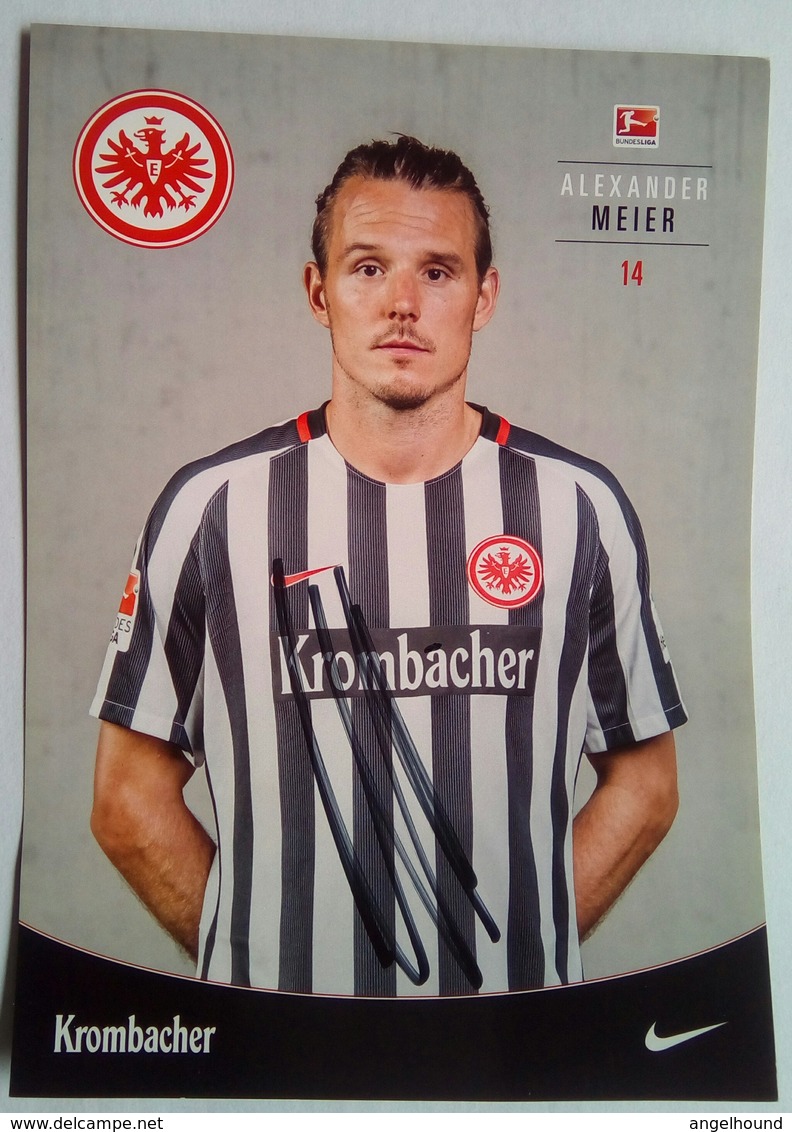 Krombacher Alexander Meier Signed - Authographs