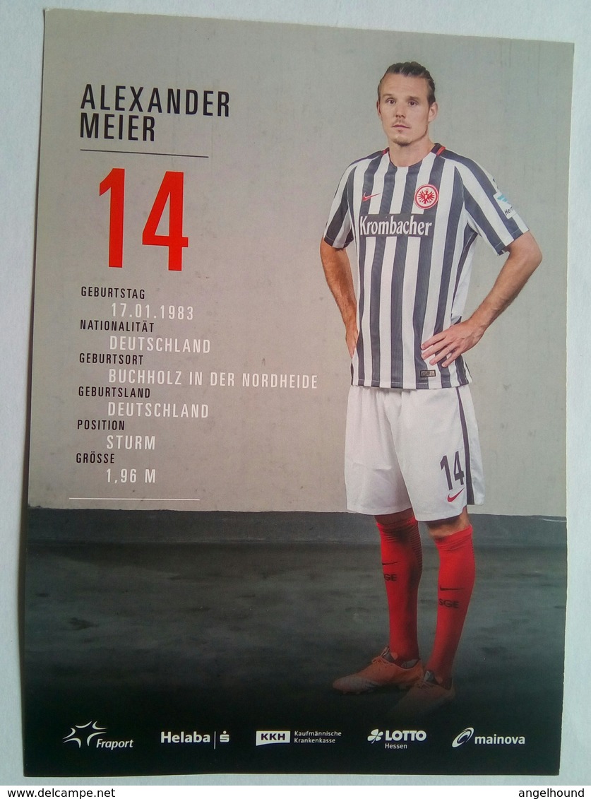 Krombacher Alexander Meier Signed - Autographes