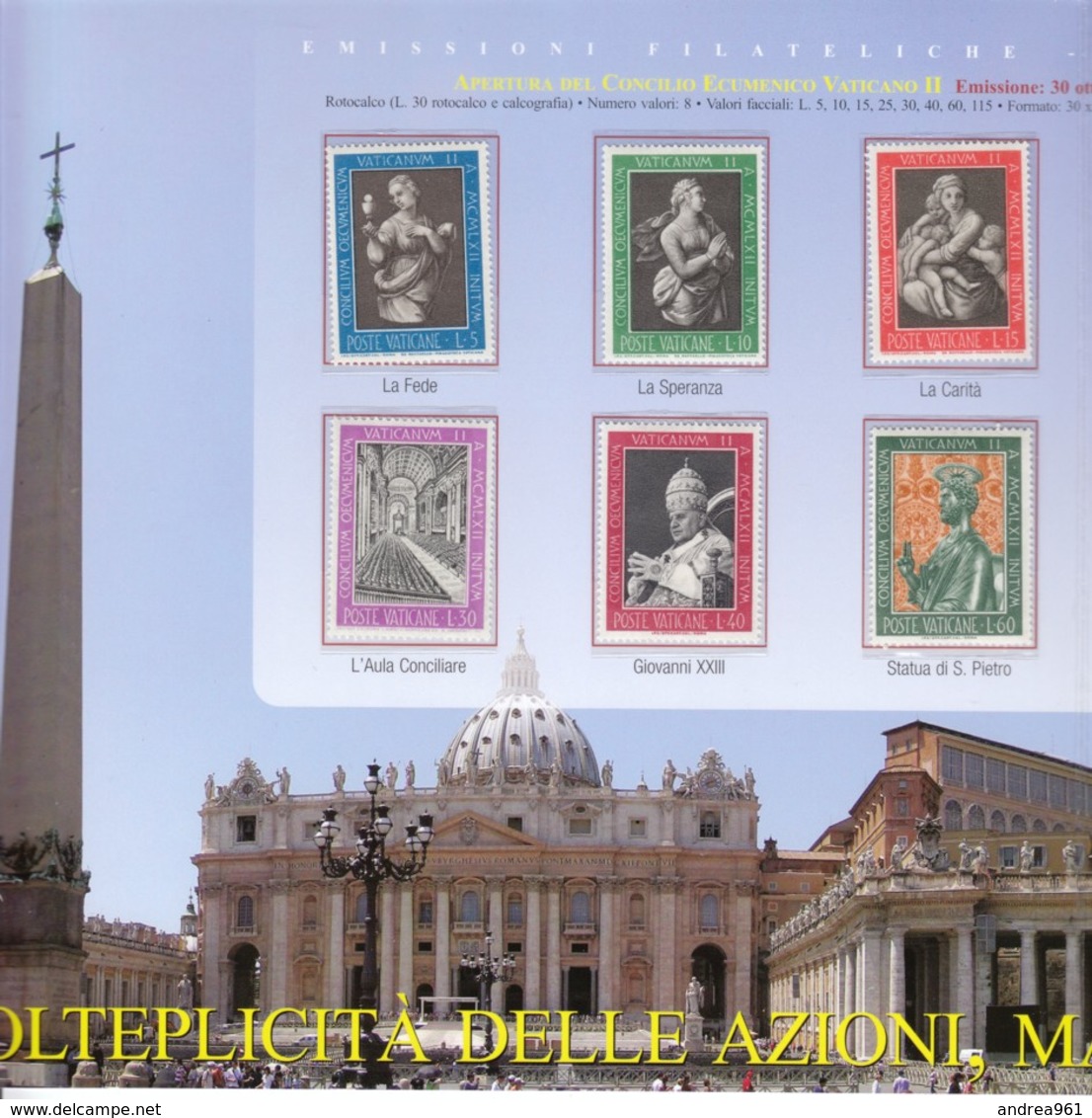 FOLDER - CONCILIO ECUMENICO VATICANO II - FDC