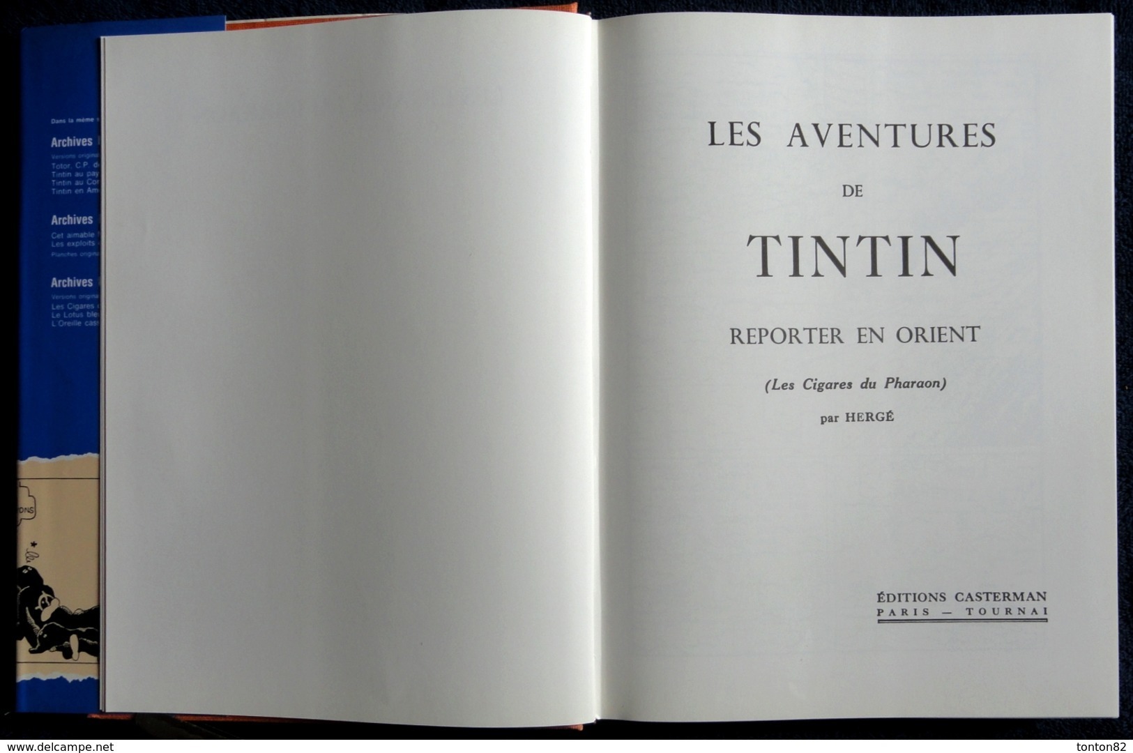 Archives Hergé - Versions Originales des Albums de TINTIN - Tome 3 - ( 1932 - 1934 - 1935 )  - Casterman - ( 1979 ) .