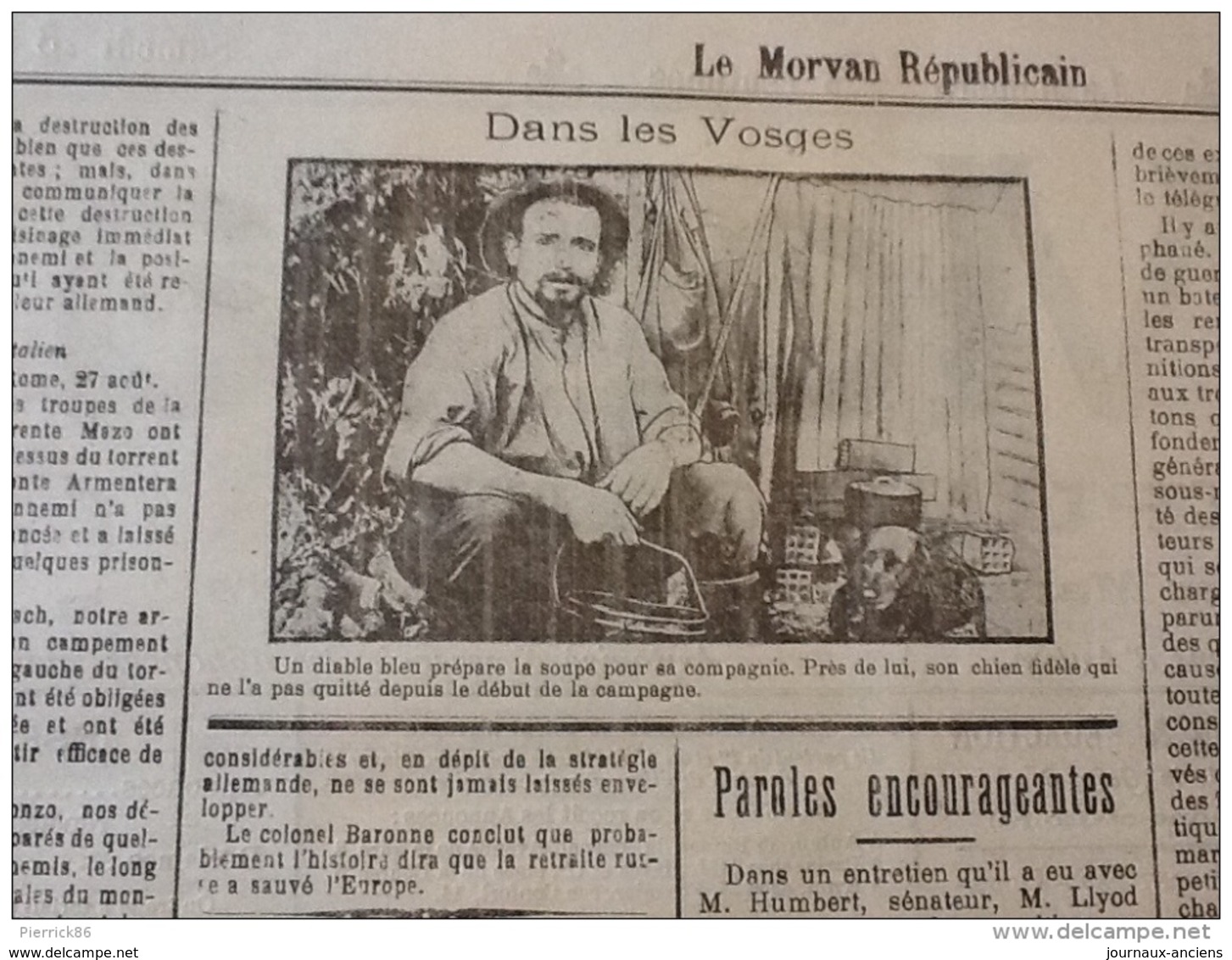 13 JOURNAUX DE AOÛT 1915 Guerre 14/18 LE MORVAN RÉPUBLICAIN / SAÔNE ET LOIRE  A VOIR