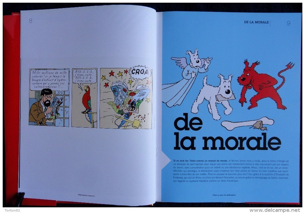 TINTIN Au Pays Des Philosophes - Éditions Moulinsart / Philosophie Magazine - ( 2011 ) . - Tintin