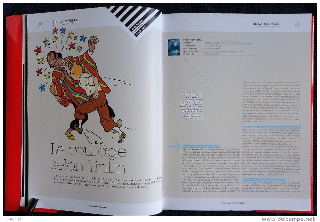 TINTIN au Pays des Philosophes - Éditions Moulinsart / Philosophie Magazine - ( 2011 ) .