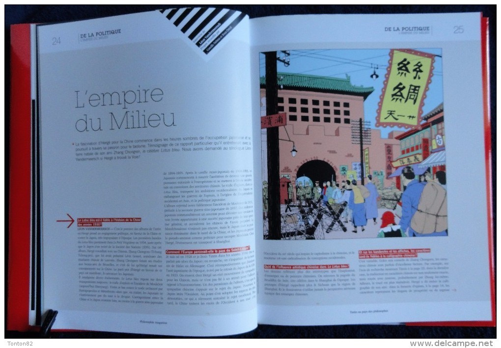 TINTIN au Pays des Philosophes - Éditions Moulinsart / Philosophie Magazine - ( 2011 ) .