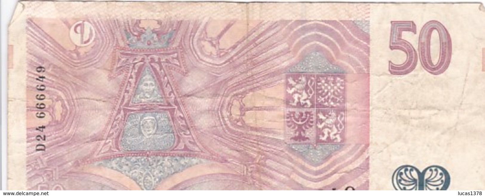 République Tchèque - Billet De 50 Korun - 1997 - Tchéquie