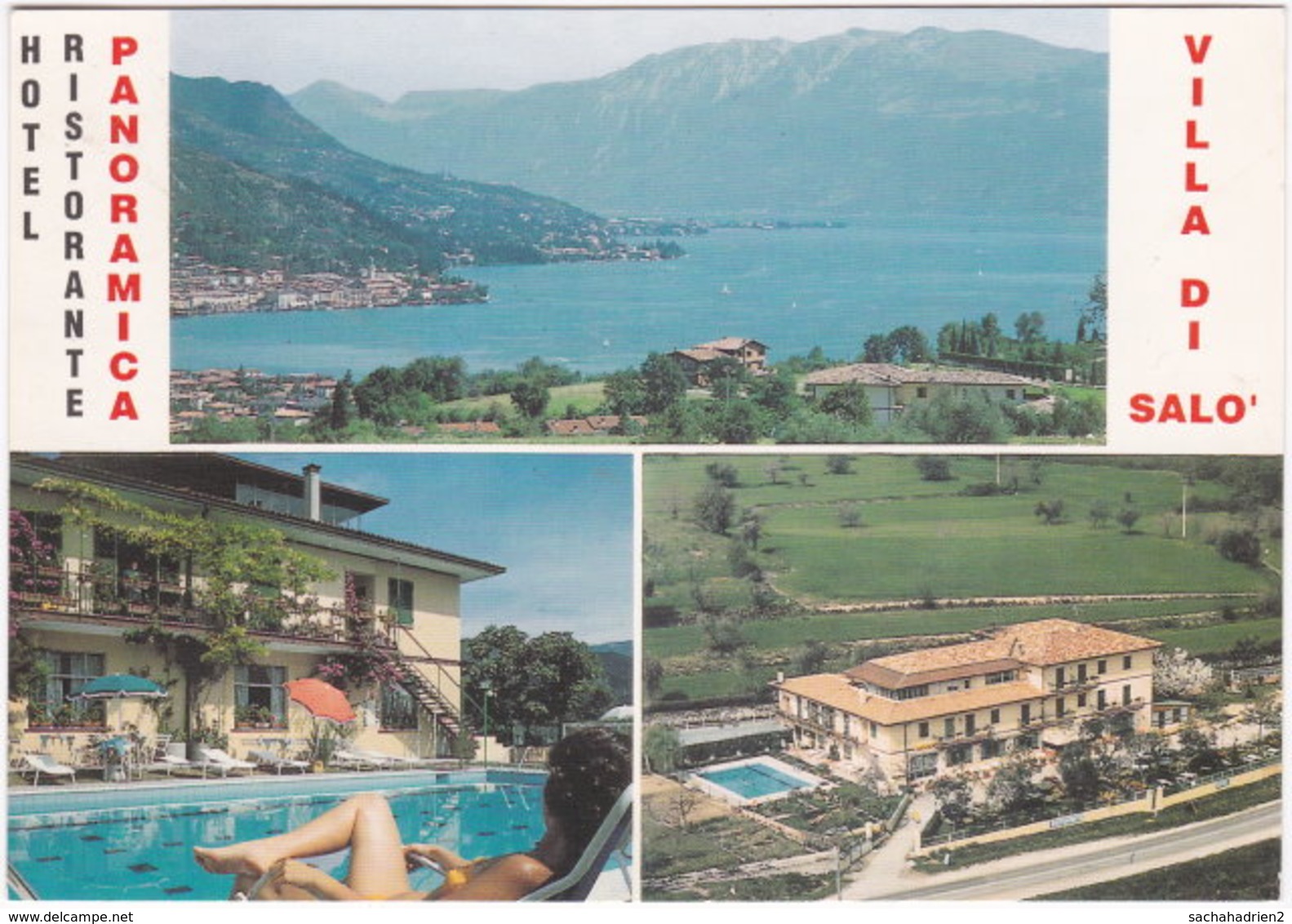 Gf. VILLA DI SALO. Hotel Ristorante Panoramica. 305-067 - Brescia