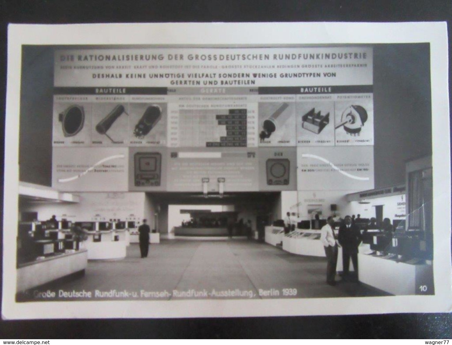 Postkarte Rundfunk- Und Fernseh-Ausstellung Berlin 1939 - Erhaltung I-II - Briefe U. Dokumente