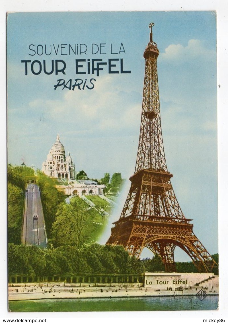 EMA--PARIS VII --Souvenir Du Sommet De La Tour Eiffel --1973--MA N° P 17355..........à Saisir - Freistempel