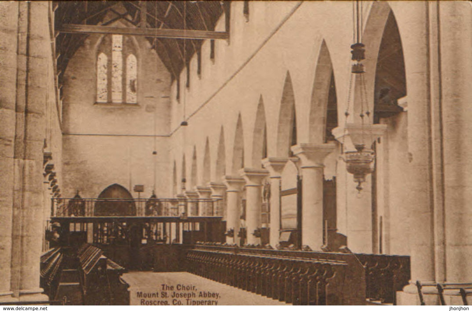 Ireland -  Postcard Unused - The Choir,Mount St Joseph Abbey,Roscrea,Co.Tipperary - Tipperary