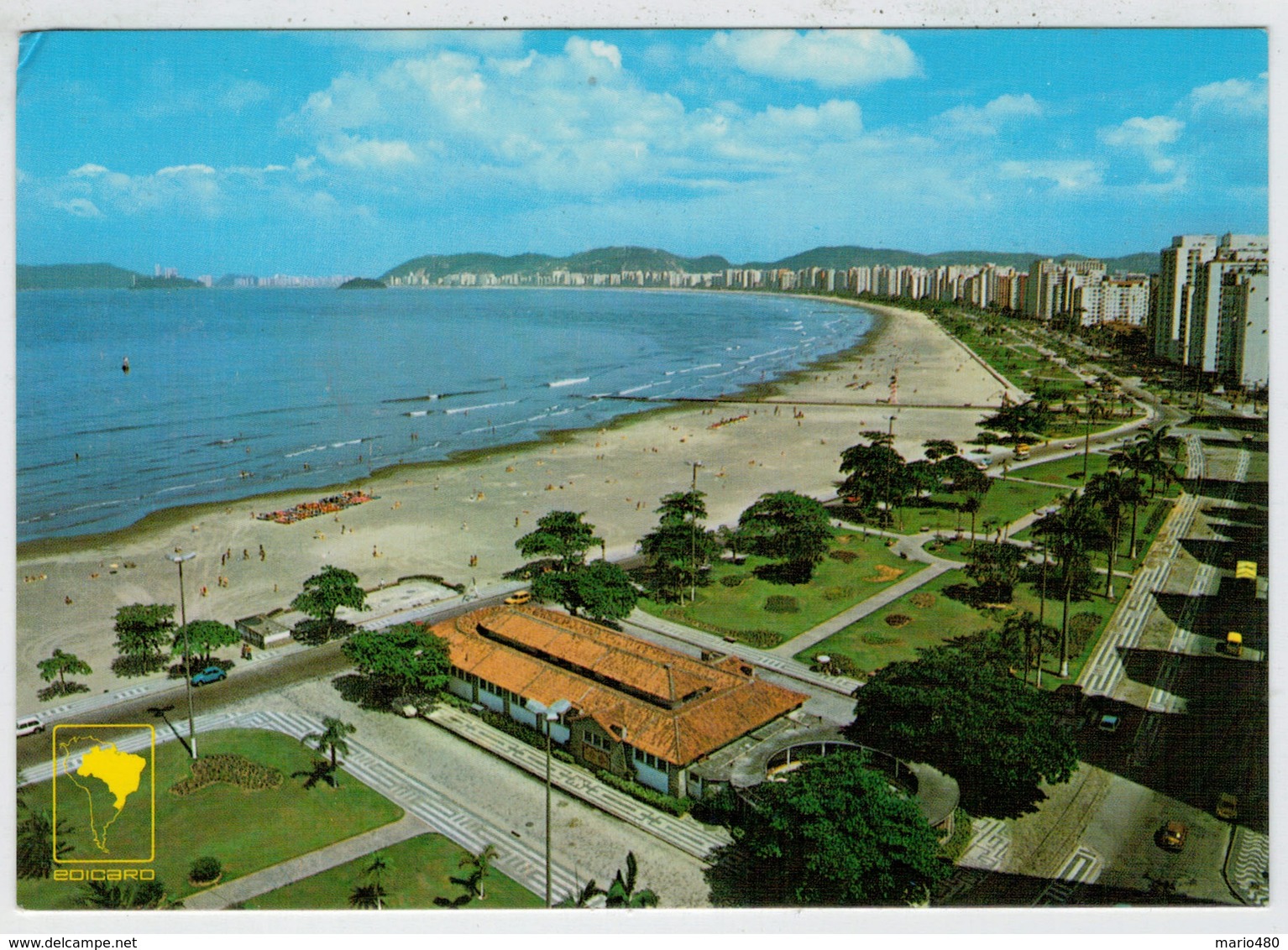 SANTOS  SP    VISTA  PANORAMICA   AQUARIO  MUNICIPAL        (NUOVA) - Altri