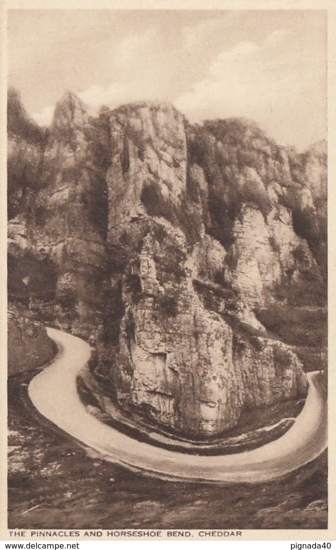 Cp , ANGLETERRE , THE PINNACLES AND HORSESHOE BENS, CHEDDAR - Cheddar