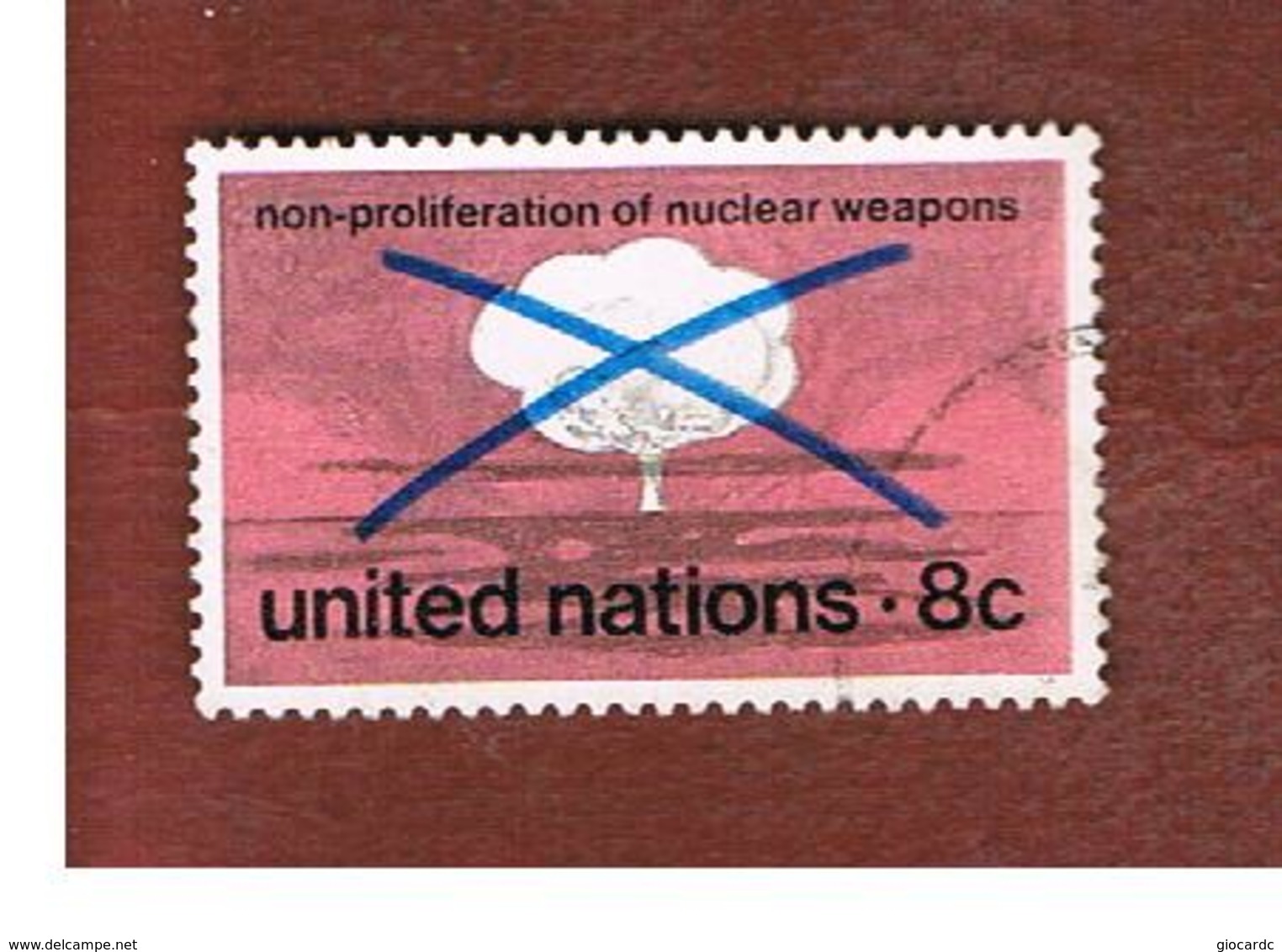 ONU (UNITED NATIONS) NEW YORK   - SG NY227   -  1972 NON-PROLIFERATION OF NUCLEAR   WEAPONS    - USED - Gebraucht