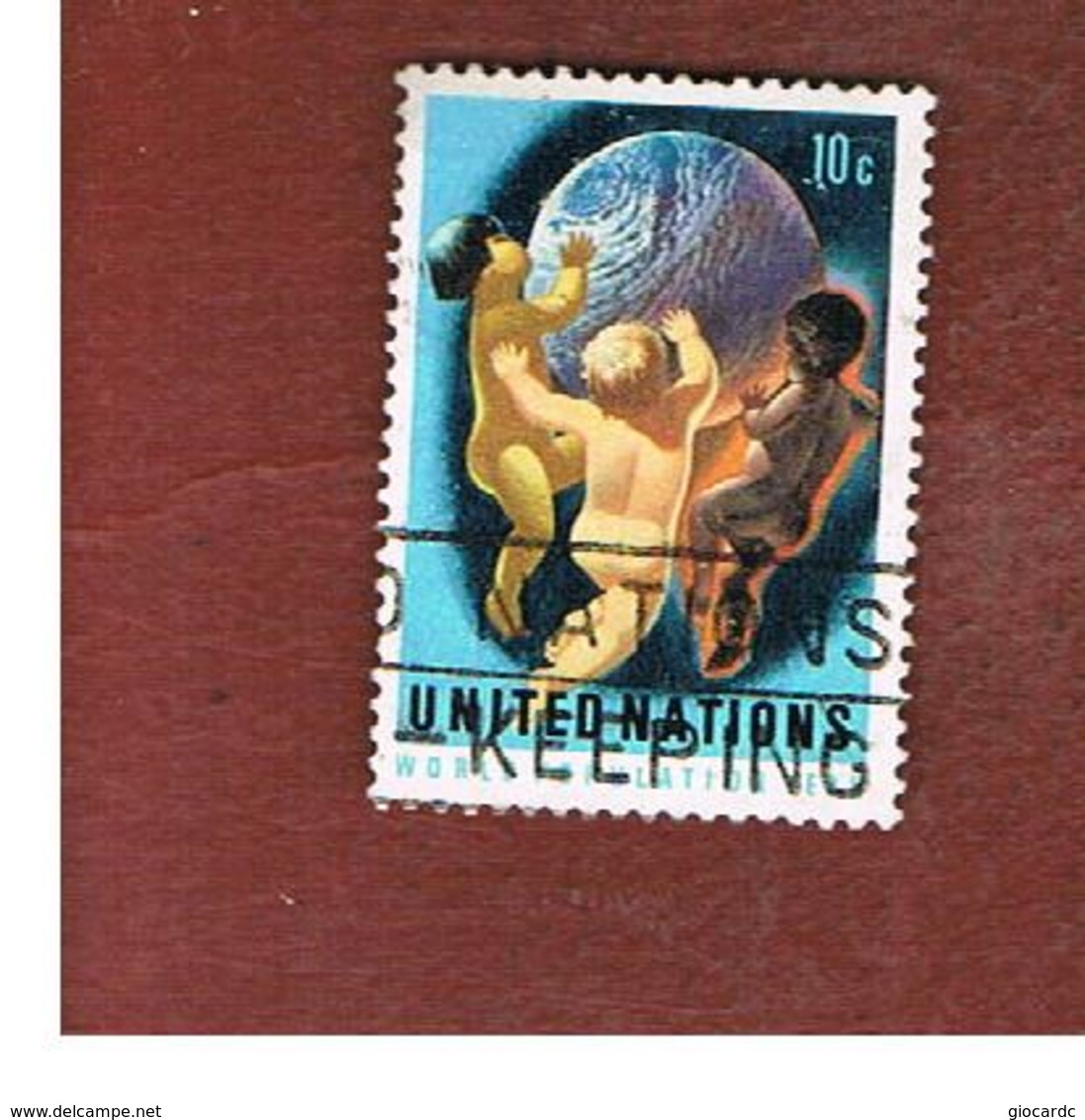 ONU (UNITED NATIONS) NEW YORK   - SG NY259   -  1974  WORLD POPULATION YEAR   - USED - Oblitérés