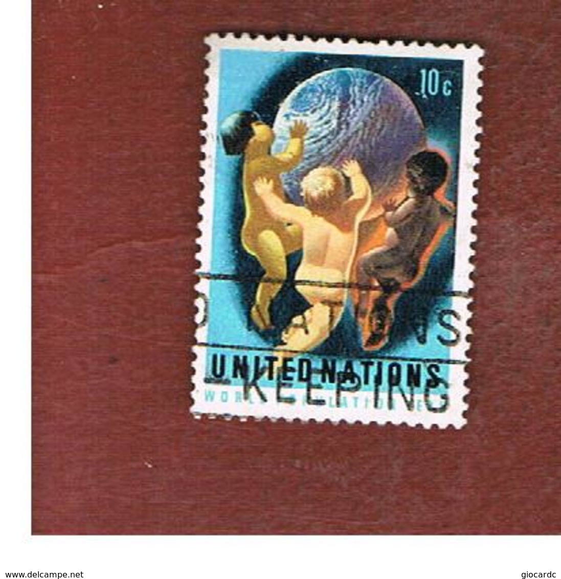 ONU (UNITED NATIONS) NEW YORK   - SG NY259   -  1974  WORLD POPULATION YEAR   - USED - Usati