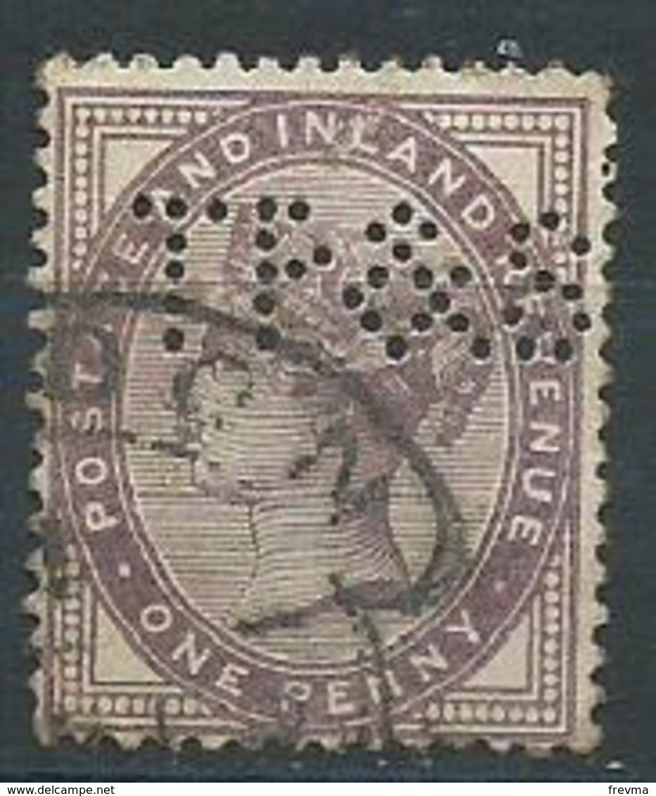 Grande Bretagne Victoria 1881 N° 73 Perforé - Gebraucht