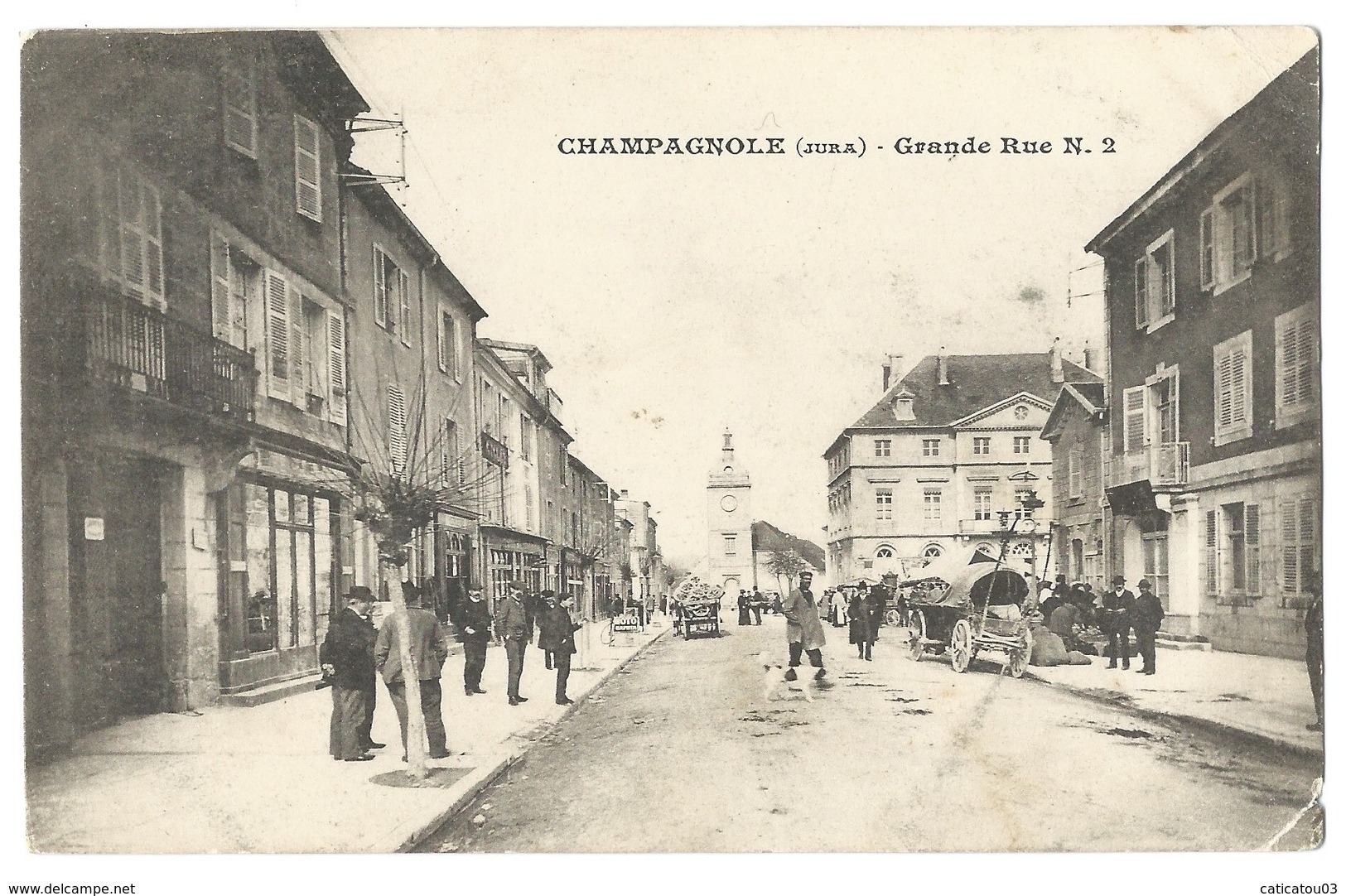 CHAMPAGNOLE (39, Jura) Grande Rue N.2 - Belle Animation - Champagnole