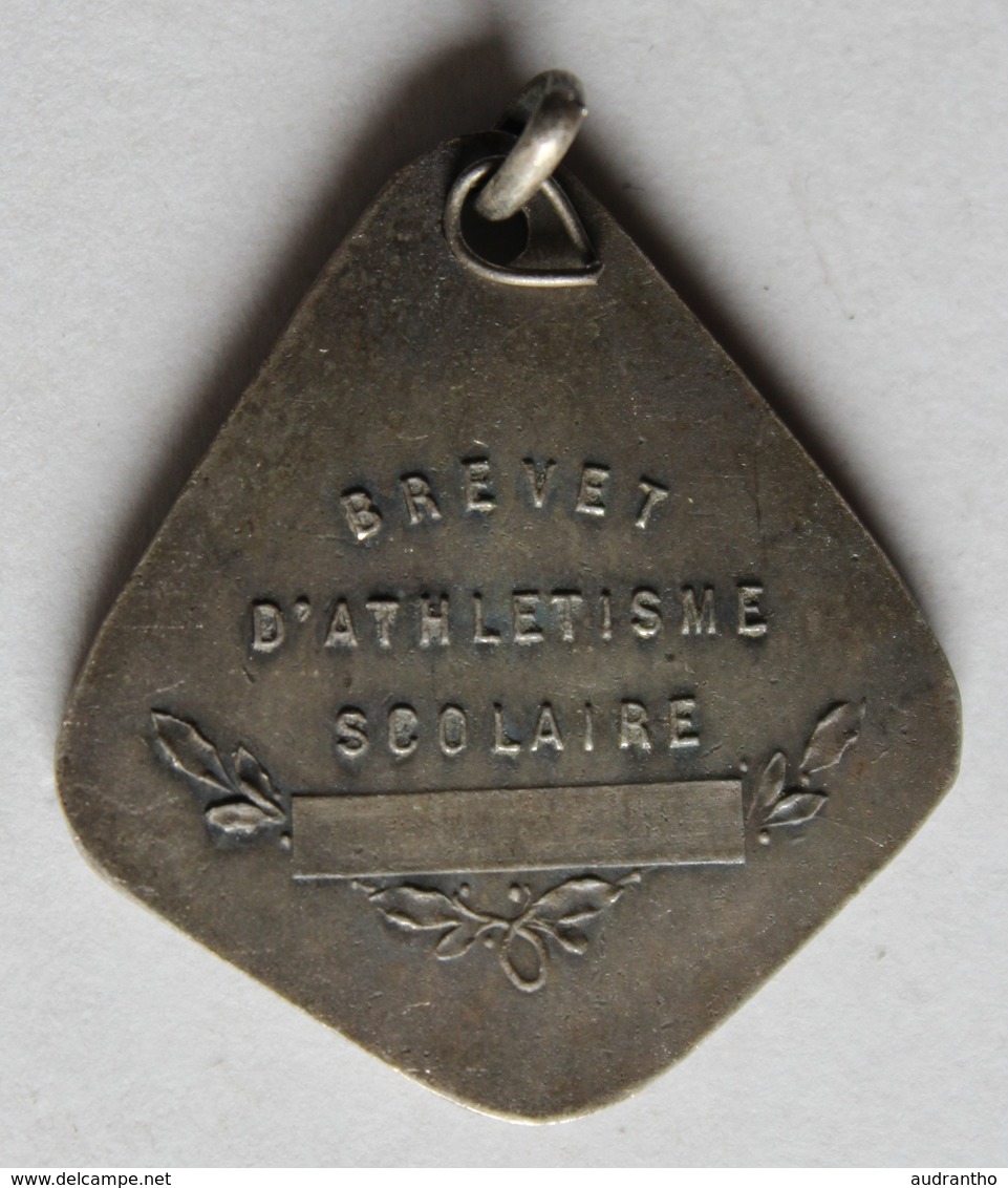 Rare Ancienne Médaille Brevet D'athlétisme Scolaire Match L'intran Pour L'intransigeant Récompense Sportive ? - Athletics