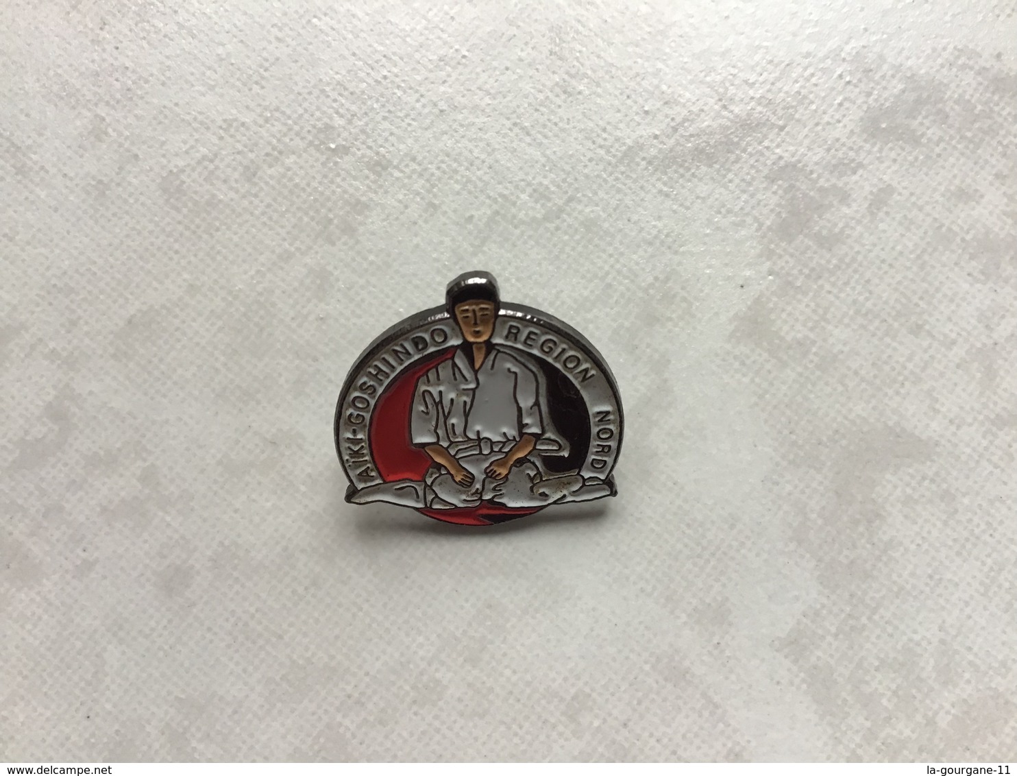 RARE Pin’s AIKI-GOSHINDO Self-défense RÉGION NORD /  Art Martial - Judo