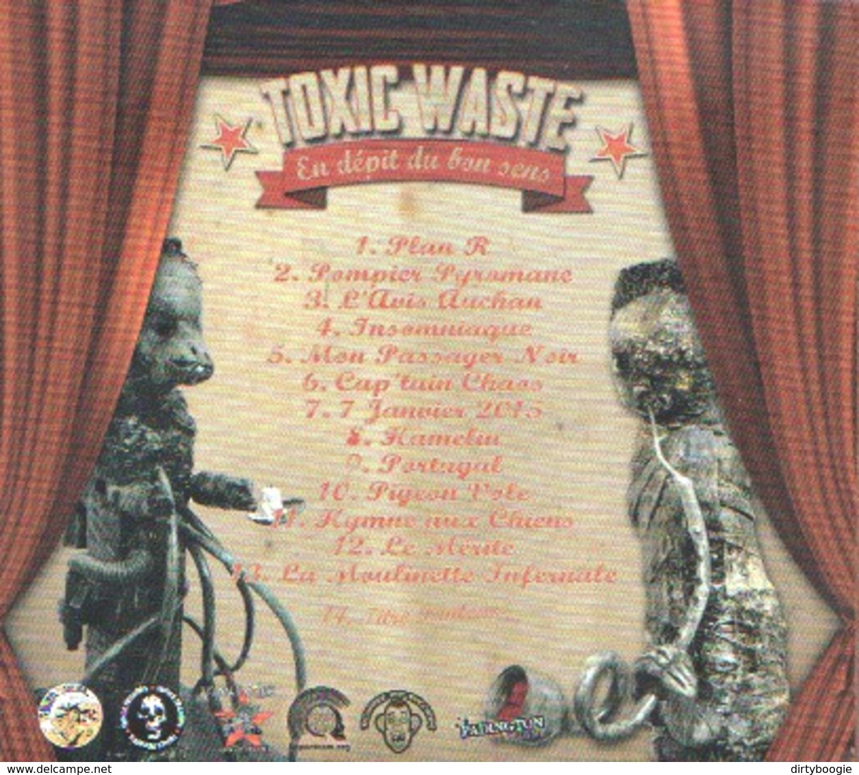 TOXIC WASTE - En Dépit Du Bon Sens - CD - PUNK ROCK - Punk