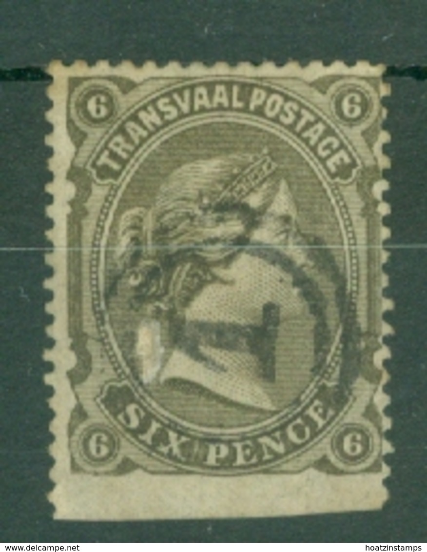 Transvaal: 1878/80   QV    SG137   6d  Olive-black  Used - Transvaal (1870-1909)
