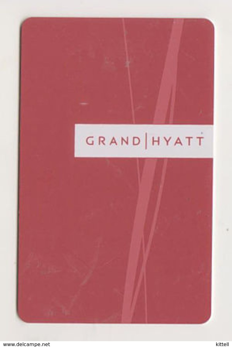 Macau Grand Hyatt Hotel  Keycard - Cartes D'hotel