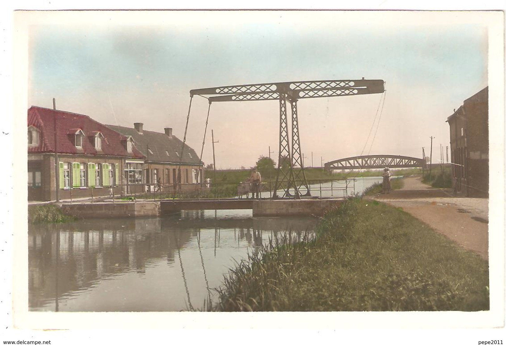 CPA 62 ISBERGUES Le Pont D'Isbergues G.R. - Peu Commune - Isbergues