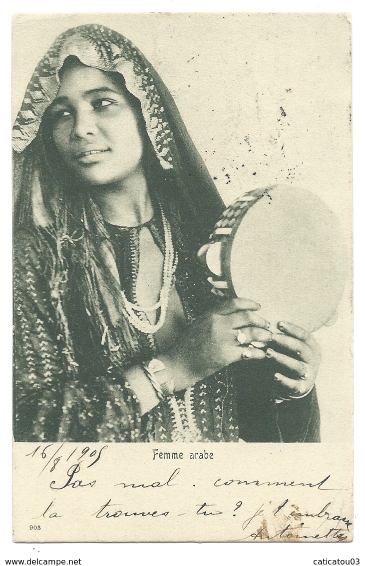 ALEXANDRIE (Égypte) Une Femme Arabe - 1905 - Alexandria