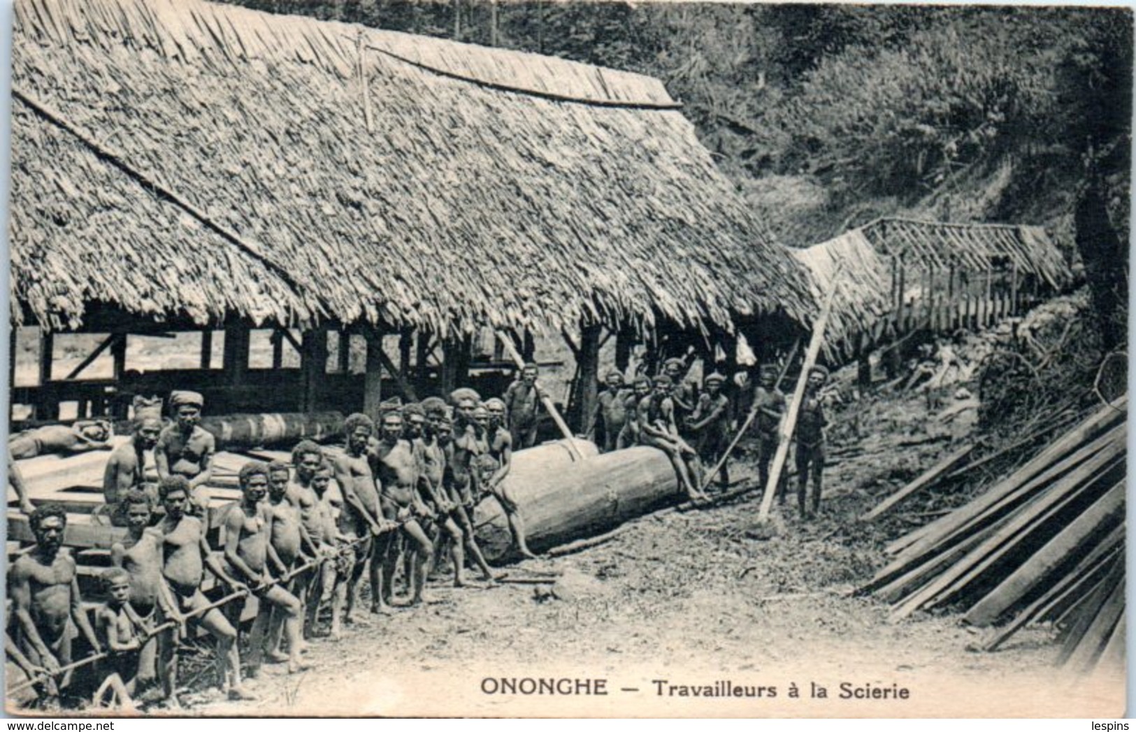 OCEANIE --  PAPOUSIE - NOUVELLE GUINEE -- ONONGHE --  Travailleurs à La Sierie - Papua New Guinea