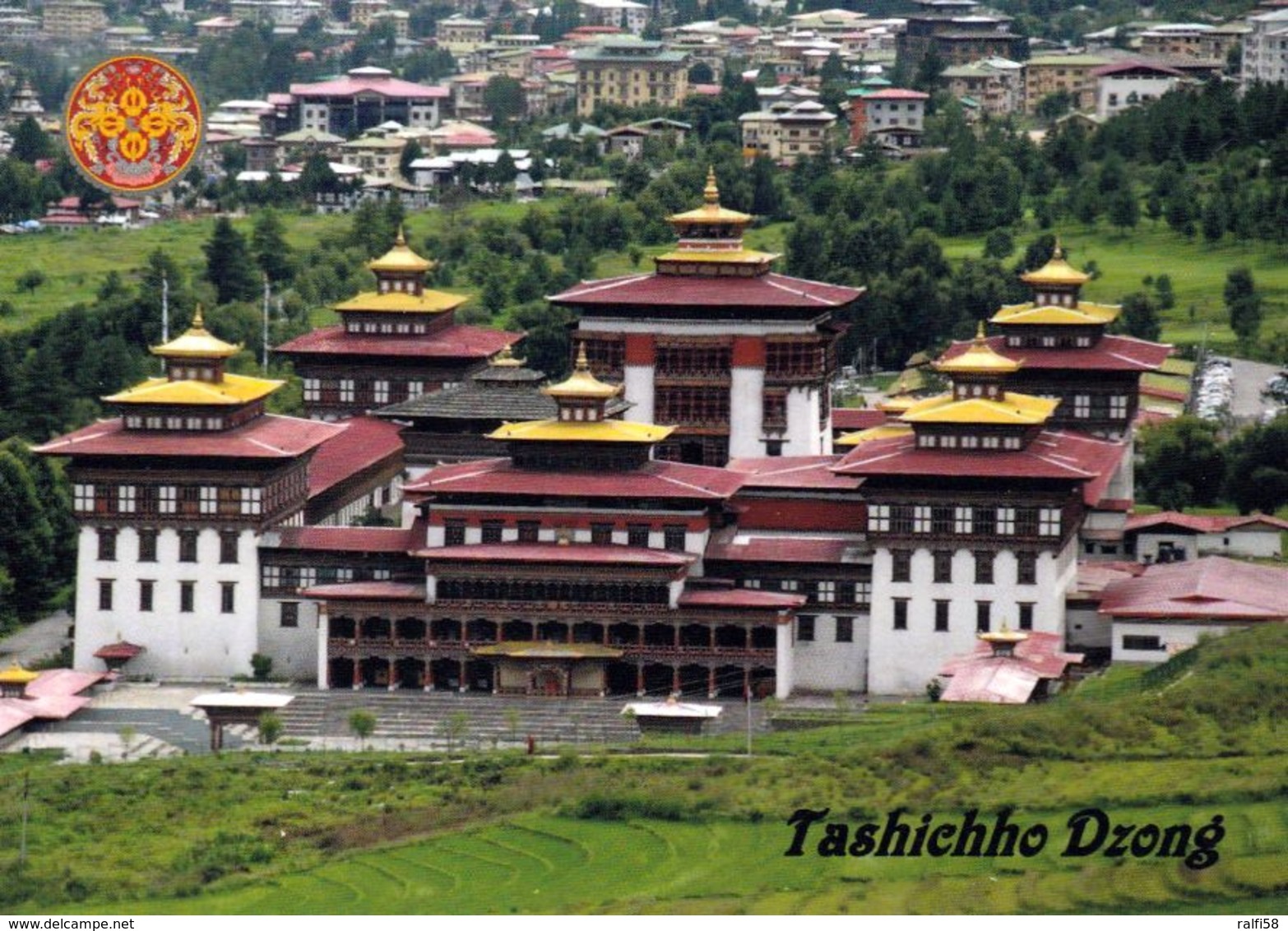 1 AK Bhutan * Hauptstadt Thimphu - Mit Dem Tashichho Dzong - Seit 1968 Sitz Der Bhutanischen Regierung * - Bhutan